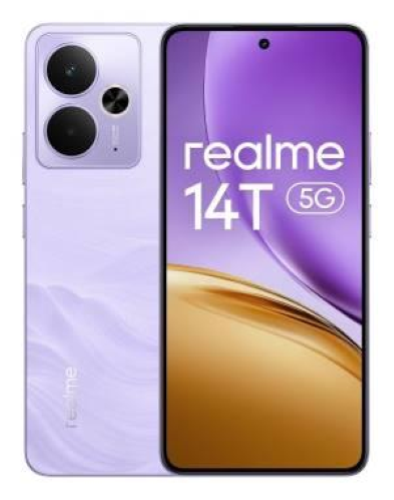 REALME 14T 5G DUAL SIM 6.67" OCTA CORE 256GB RAM 8GB 5G ITALIA LIGHTNING PURPLE